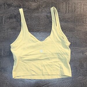 lululemon athletica Yellow Tank Top